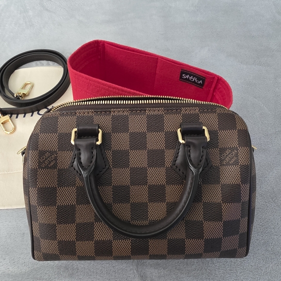 Louis Vuitton Handbags - Louis Vuitton Speedy 20 Bandouliere Damier Ebene